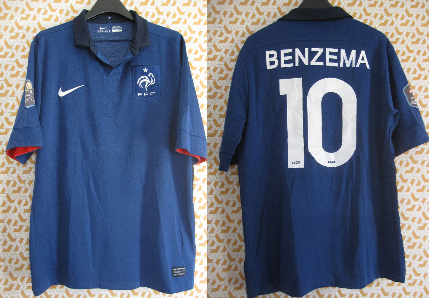 Maillot rétro France BENZEMA 10 Vintage 2011