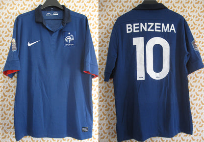 Maillot rétro France BENZEMA 10 Vintage 2011